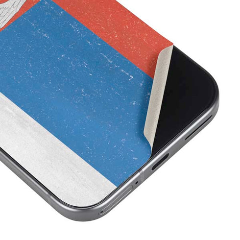 Serbia Flag Distressed Google Pixel 9 Skin